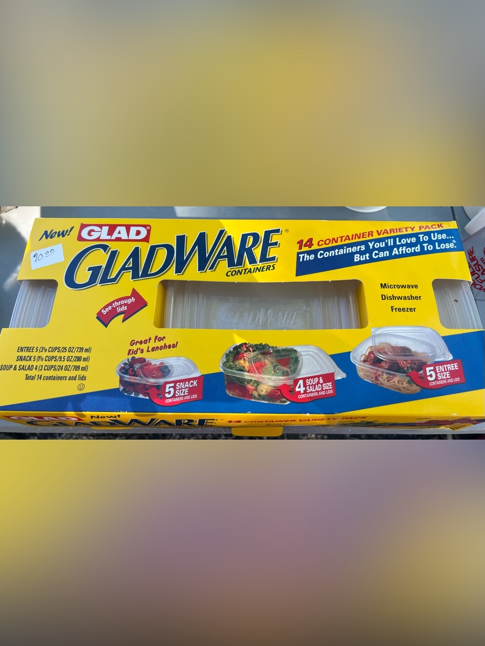 Ware Clear Food Storage Container Variety Pack - Clear